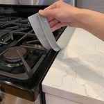 Silicone Gap Cover For Stove Anti-oil & Stain Sealing Strip, Heat Resistant. Fixed Price $10.39.