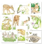 Current Inc Cute Critters Note Cards Set Of 10 With Envelopes Lk Powell. Fixed Price $11.95.
