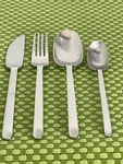 Ikea Data Stainless Carl-gustaf Jahnsson Satin Flatware Smart Choice B72WU. Fixed Price $9.50.