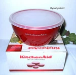Kitchenaid Empire Red - Prep Bowls Set Of 4 Storage With Lids New. Fixed Price $18.00.