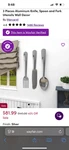 Kitchen Wall Art - Large Silverware. Fixed Price $75.00.