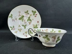Wedgewood Wild Strawberry Bone China (1) Peony Cup Saucer Made England. Fixed Price $29.99.