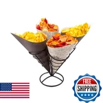 Restaurantware 3.5 X 6.8 Inch Food Cone Display 1 Holder Stand - Spiral 4. Fixed Price $49.15.