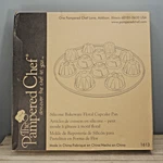 Pampered Chef Silicone 13" Round Muffin Cupcake Dessert Pan Mold Flower #1613. Fixed Price $12.00.