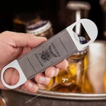 Customized Symbol Masonic Planetary Wings Leatherette Bottle Opener. Fixed Price $18.99.