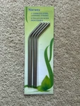 Norwex Stainless Steel Straws New Eco-friendly Reusable Dishwasher Safe. Fixed Price $11.00.