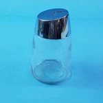 Vtg Glass & Chrome 5 Sugar Pourer Dispensers Inc Santa Barbara, Ca 1628-BW. Fixed Price $9.95.