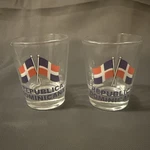 "republica Dominicana" Set Of Souvenir Shot Glass - 2.25" New. Fixed Price $28.25.