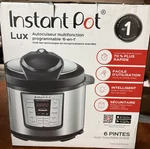 Instant Pot Lux 6-IN-1 Programmable Electric Pressure Cooker Qt. Fixed Price $56.80.