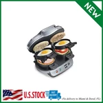 Dual Breakfast Sandwich Maker Cooking Small Kitchen Appliance Grilled. Fixed Price $49.34.