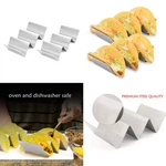 Us 2 Food Grade Stainless Steel Taco Holder Stand Truck Tray Style Oven Safe. Fixed Price $10.89.