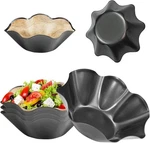 6PCS Large-nonstick Tortilla Shell Maker, 8.4-INCH Taco Salad Bowl Pans Set. Fixed Price $22.99.