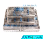 Aa Pro: Of 3 Sterilization Cassette Mesh Tray Dental Instruments. Fixed Price $110.99.