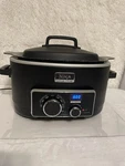 Ninja MC702 3-IN-1 Cooking System Plus Black Slow Cooker. Fixed Price $94.94.