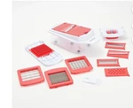 Multi-functional Food Dice Slice Chop Blades Container Tool Prepology #K62663. Fixed Price $12.99.
