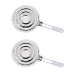 Hic Kitchen Heat Diffuser Stainless Steel Set Of 8.25 X 15.75 Inches. Fixed Price $18.29.