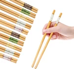 10 Pairs Bamboo Chopsticks Reusable Dishwasher Safe Non-slip 9.45 Inch. Fixed Price $10.13.