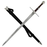 Geralt Of Rivia Steel Sword - Iconic Twisted Metal Guard Overall 49". Fixed Price $179.99.
