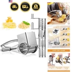 Cheese Grater Rotary Kitchen Tool Stainless Steel Handheld Slicer. Fixed Price $45.70.