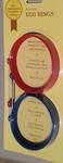 Harold Import Company Hic Silicone Egg Rings With Handle Set Of Two Red Blue. Fixed Price $7.99.
