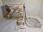 Norpro Deluxe Tortilla Press Maker #1063 New Heavy Duty Cast Aluminum 7 2.5. Fixed Price $16.91.
