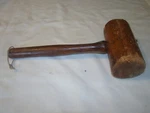 Vtg Primitive Tool Mallet Hammer Woodworker Collectible Man Cave Display. Fixed Price $9.00.