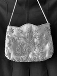 Valerie Stevens Bags & Purse Small Silver Grey Color Beaded Women. Fixed Price $12.00.