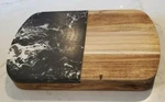 Leed's Black Marble Cheese Charcuterie Board Set With Knives. Fixed Price $24.99.