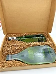 Green Glass Designs Recycled Wine Bottle Serving Tray Cheese Board Set. Fixed Price $22.99.