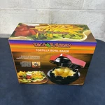 Taco Tuesday Tortilla Bowl Maker Red 1000W Electric Nonstick TTTB1RD Kitchen. Fixed Price $24.95.