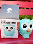 New Unopened Kitchen Timer Owlet Little 60 Minute Blue Kikkerland XKT36K-BL2. Fixed Price $15.00.