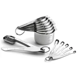 Dishwasher Safe Stainless Steel Measuring Cups & Spoons Set - Perfect For Baking. Fixed Price $53.99.