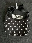 Baggu Urban Outfitters Black Polka Dot Small Crescent. Fixed Price $105.00.