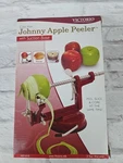 Johnny Apple Peeler By Victorio VKP1010 With Suction Base Wood Handle Ss Blades. Fixed Price $31.00.