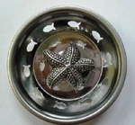 7092 Antique Pewter Starfish Kitchen Sink Strainer Stopper Billy Joe Homewares. Fixed Price $24.99.