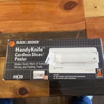 Rare Vintage Black & Decker Handy Knife Cordless Slicer/peeler HK30 Brand New. Fixed Price $21.99.
