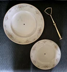 Noritake Waynesboro 3261 Ireland Tier Hostess Dessert Canape Tray Rare. Fixed Price $52.46.