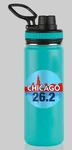 Chicago Marathon 26.2 Skyline Dishwasher Safe Water Bottle Mug Sticker. Fixed Price $7.95.