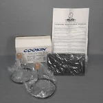 Vtg Cookin' The American Way Pig Bacon Press Egg Pancake Ring Griddle Set New. Fixed Price $19.90.