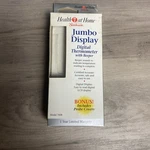 Vintage Sunbeam Health At Home Jumbo Display Digital Thermometer, Model 7608. Fixed Price $12.50.