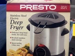 Presto 05470 Stainless Steel Electric Deep Fryer Silver. Fixed Price $31.55.
