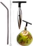 Ken's Cocomon Coconut Opener Tool For Fresh Green Young Fruit Black Rubber. Fixed Price $9.99.