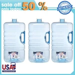 (3 Pack) American Maid 5 Gallon Stackable Water Bottle 640OZ. Fixed Price $38.74.