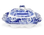Spode Blue Italian - Covered Vegetable Dish. Fixed Price $145.04.