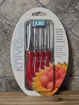 Set Of 4 Joie 26028 Stainless Steel Flexible Paring/garnishing Knives. Fixed Price $12.99.
