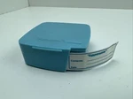 Vintage Tupperware Label Dispenser With Freezer Stickers Blue 1446-2 Aqua. Fixed Price $11.99.