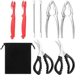 8 Pcs Seafood Set,crab Crackers And Tools,crab Leg TOOL,2. Fixed Price $14.99.