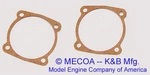 2 Pcs Fox Eagle .61 Engine Crankcase Back Cover Gaskets From Mecoa. Fixed Price $6.99.