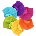 Me.fan Silicone Cup Lids Creative Mug Cover 6 Set-butterfly. Fixed Price $21.99.