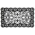 103681830 Grant Alley Rubber Doormat 18" X 30" Indoor Outdoor Floor Rug. Fixed Price $32.60.